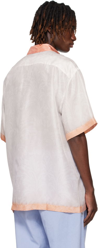 Košeľa Dries Van Noten Dries Van Noten Silk Dip Dye Shirt Oranžová | 251-020700-1201, 2
