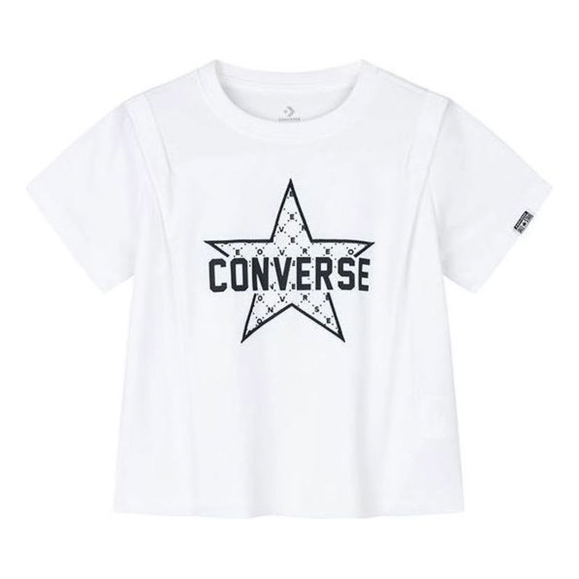 Tričko Converse Logo Print T-Shirt Biela | CV2422055GS-002