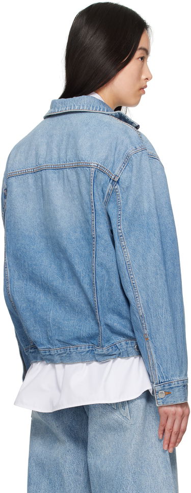 Bunda Alexander Wang Alexander Wang Regen Lightweight Denim Jacket Modrá | 4DC2252662, 2