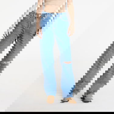 Džínsy CALVIN KLEIN Calvin Klein 90S Distressed Knee Straight Jeans Modrá | LV047E609G VLC, 0