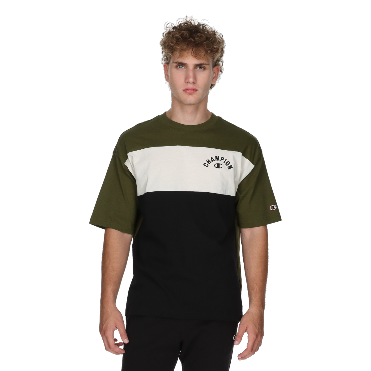 Tričko Champion T-Shirt Color Block T-Shape Rôznofarebný | 221743-GS585, 0