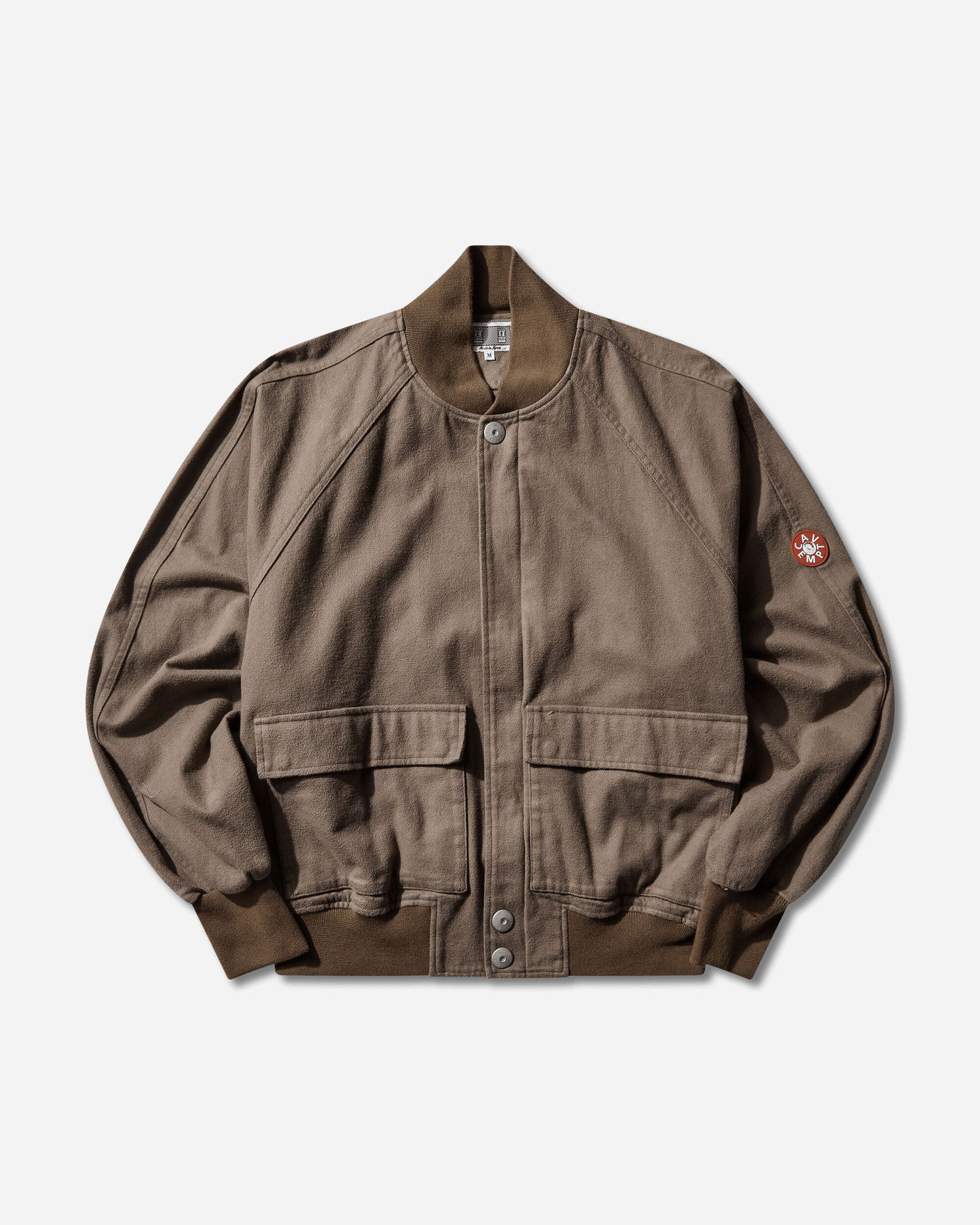 Bomber bunda Cav Empt Cotton Flannel Zip Jacket Hnedá | CES28JK15 BROWN, 1