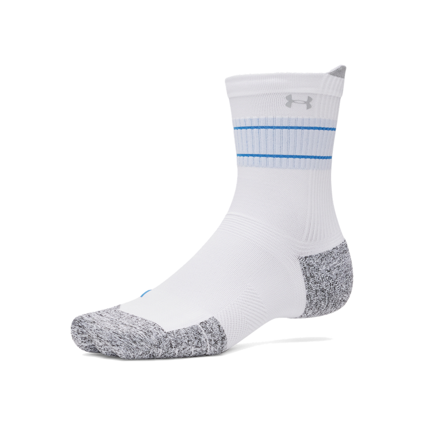 Ponožky Under Armour Run Cushion Crew Socks 3-Pack Biela | 1387043-103