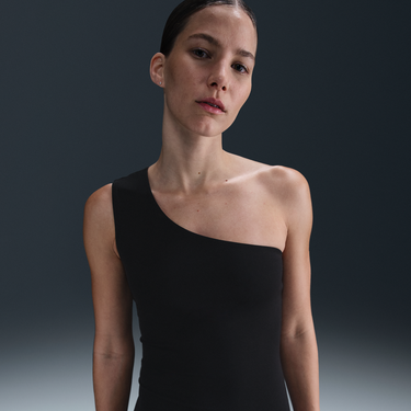 Šaty Nike Nike Zenvy Dri-FIT One-Shoulder Top Čierna | HJ2287-010, 2