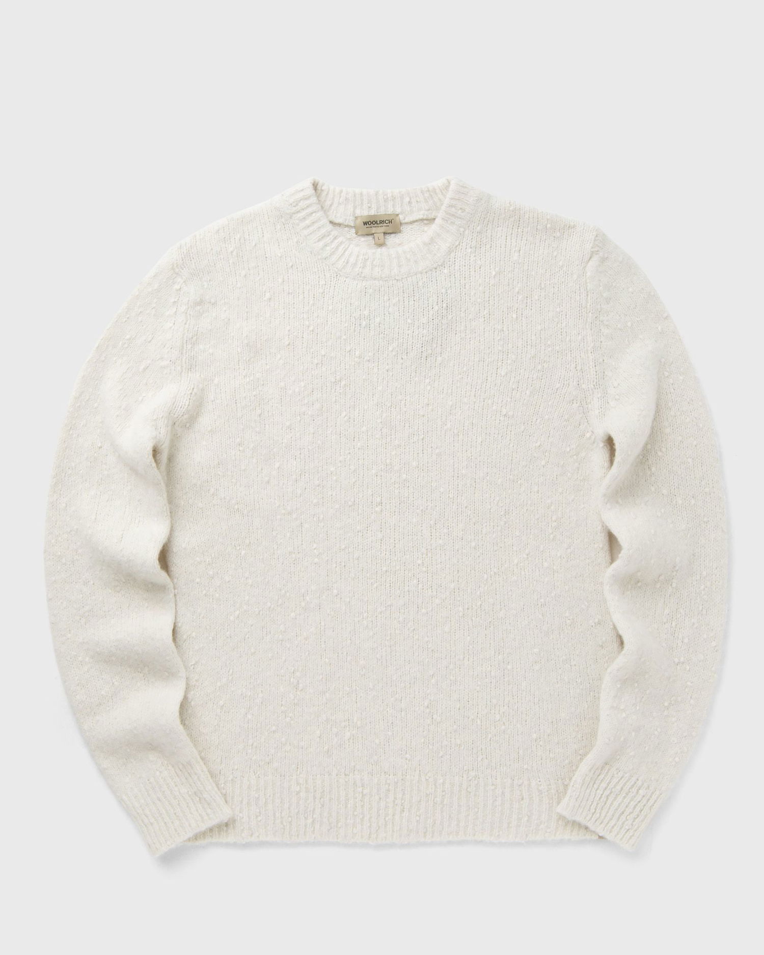 Sveter WOOLRICH Alpaca Blend Crewneck Sweater Biela | CFWOKN2033MRUF5049-8887, 1