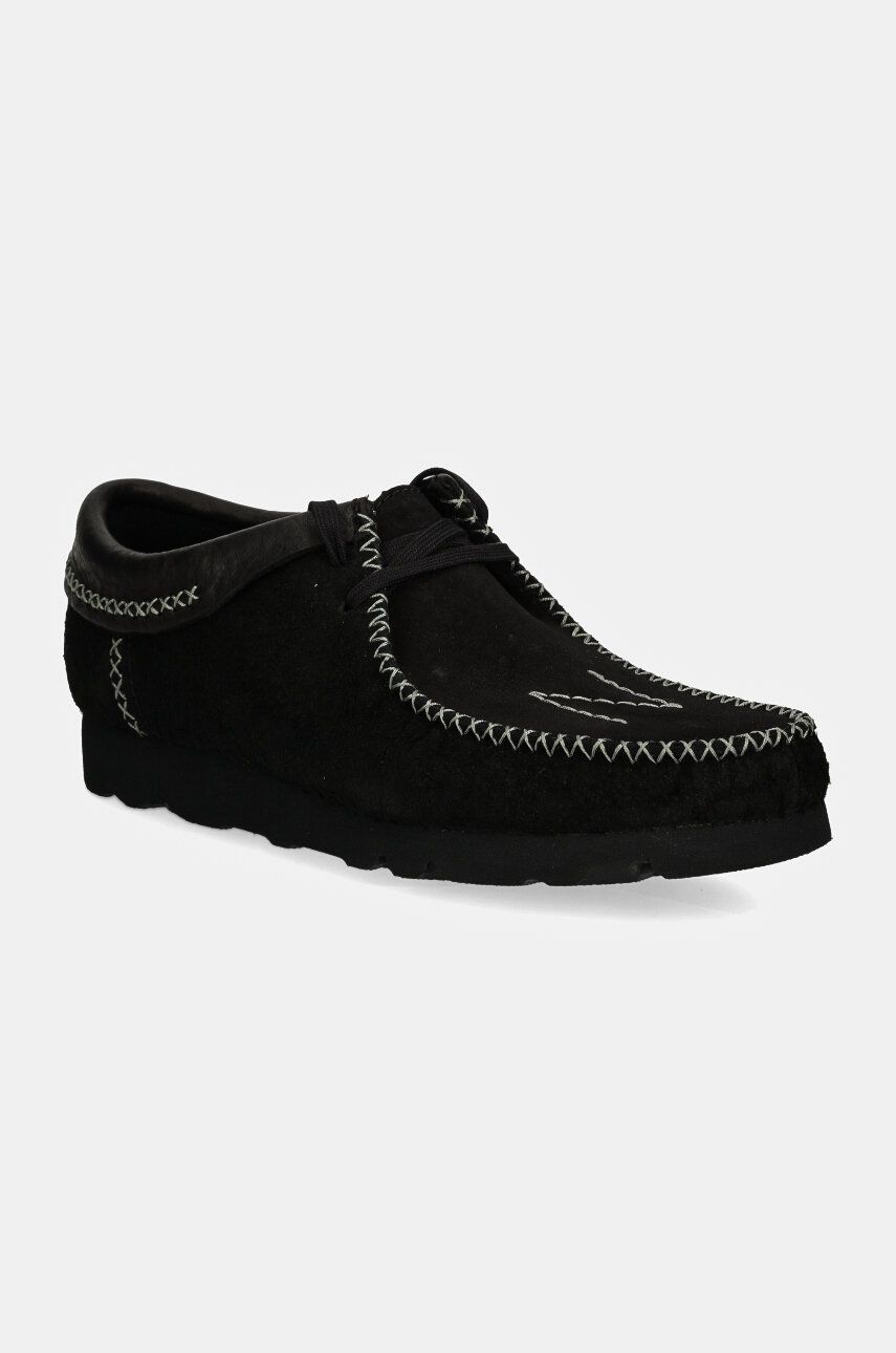 Tenisky a topánky Clarks Originals Wallabee x Neighborhood Čierna | 26179532, 0