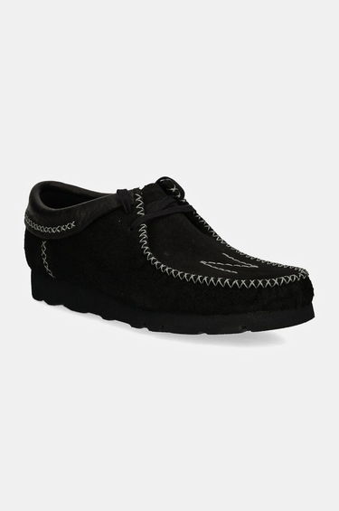 Tenisky a topánky Clarks Originals Wallabee x Neighborhood Čierna | 26179532, 0