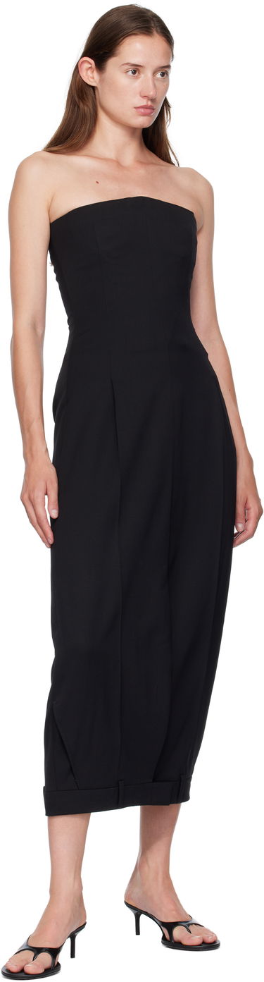 Šaty VETEMENTS Vetements Upside-Down Tailored Pantadress Maxi Dress Čierna | WH76TD030B, 3