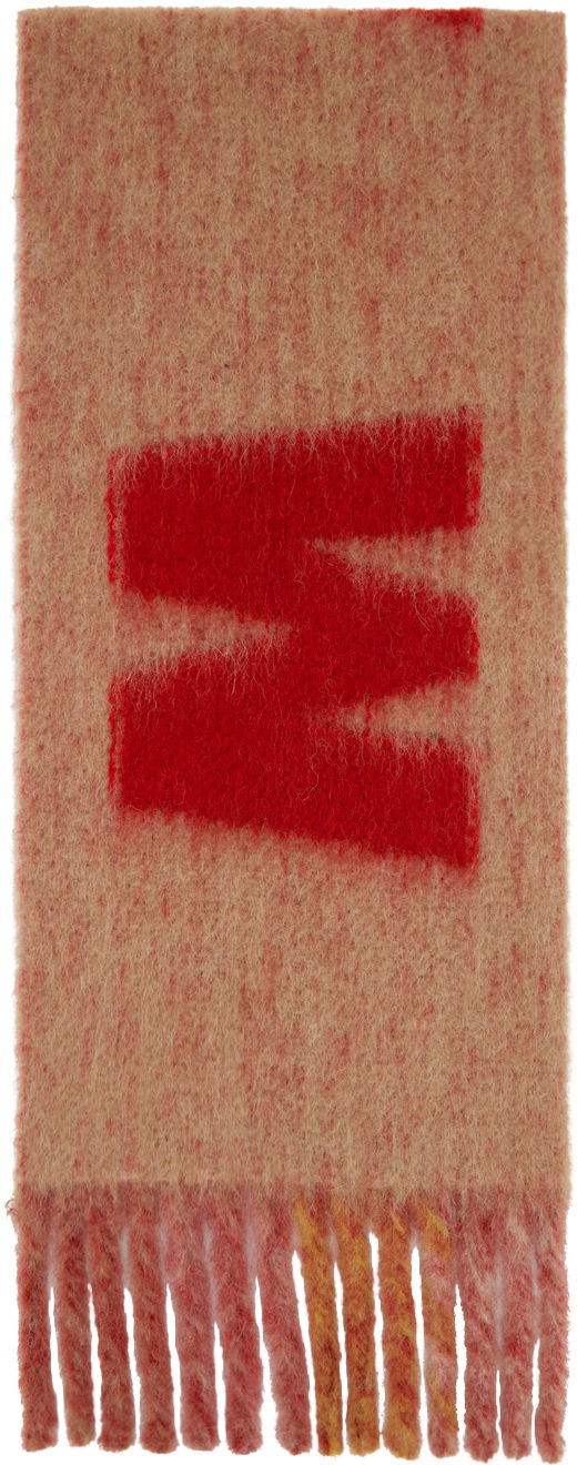 Šál Marni Logo Scarf Oranžová | SCZC0063A0 UAW017, 0