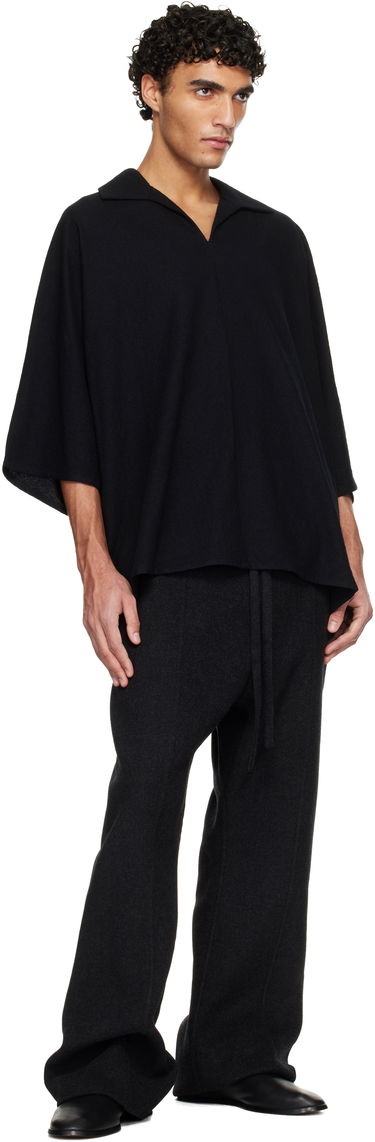 Polo tričko Fear of God Virgin Wool Short-Sleeve Polo Čierna | FG25FW60-602BOW-001, 3