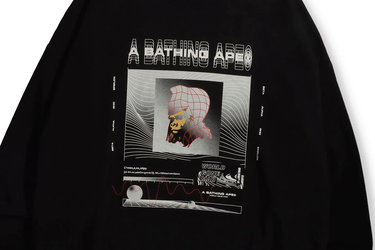 Sveter BAPE Graphic #2 Loose Fit Crewneck Čierna | 001SWH701001I, 2