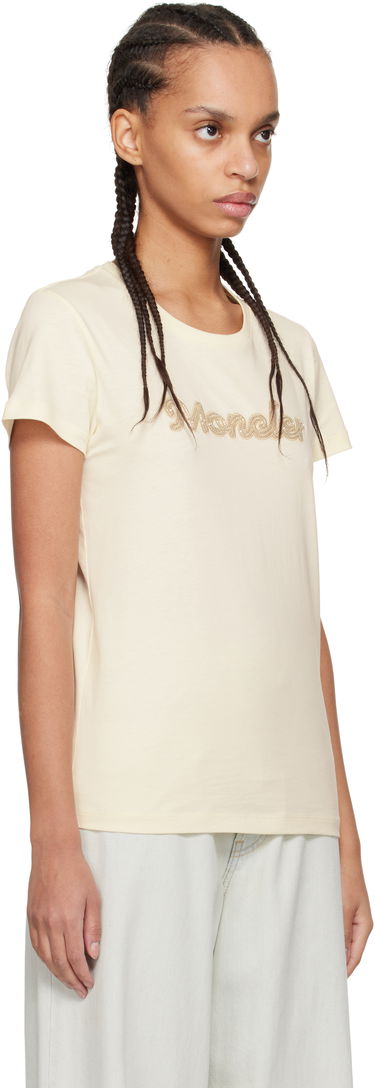 Tričko Moncler Moncler Logo S/S T-Shirt Béžová | K10938C0000989AUO, 1