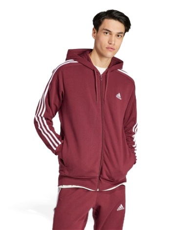 adidas Performance Sportswear Essentials French Terry 3-Stripes Full-Zip Hoodie IS1365