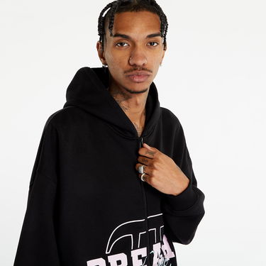 Mikina PREACH Varsity Zip Hoody Washed Čierna | 206293 9069, 4