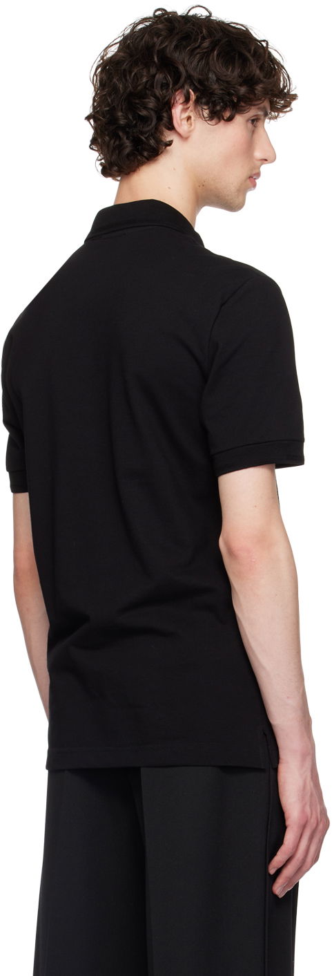 Black Embroidered Polo