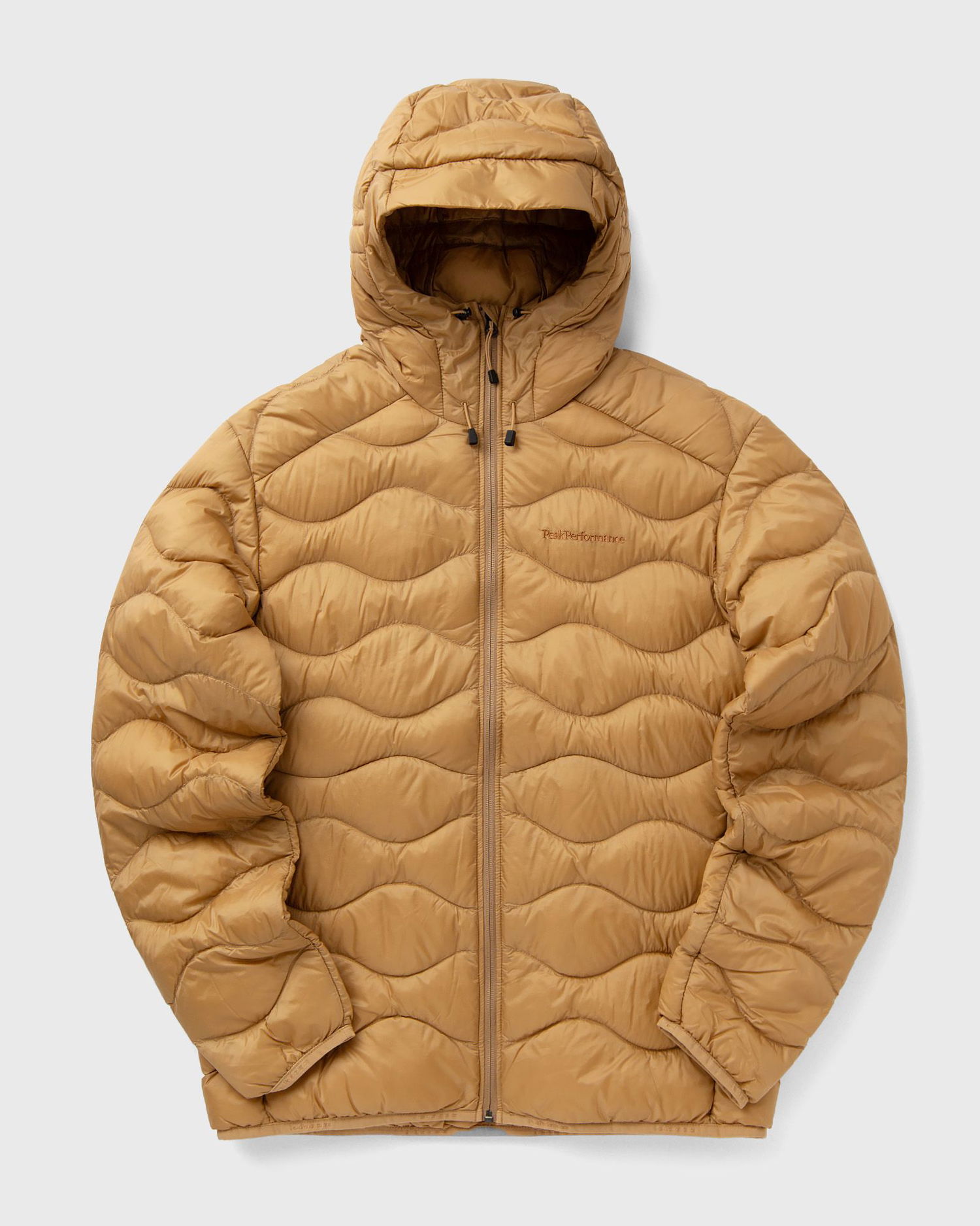 Prešívaná bunda Peak Performance HeliuDown Hood Jacket Béžová | G79845150, 0