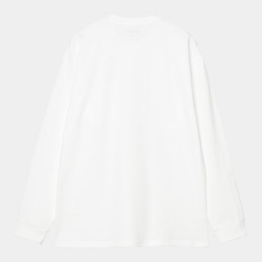 Tričko Carhartt WIP Long Sleeve Pocket Heart T-Shirt Biela | I035300_24, 1