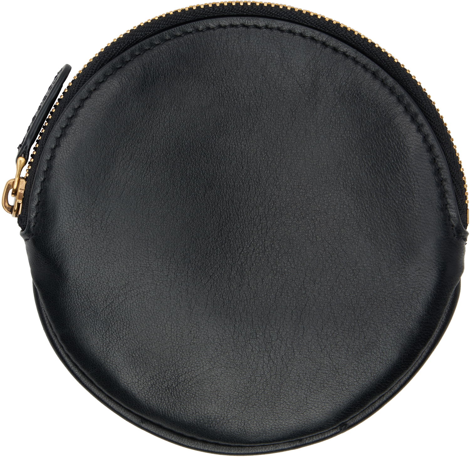 Peňaženka The Row Round Leather Coin Pouch Čierna | W1733-L108, 1