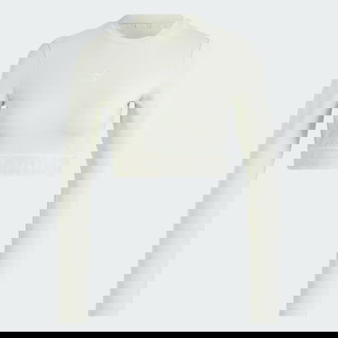 Crop Top adidas Originals Neutral Court Graphic Long Sleeve Biela | IS5268, 5