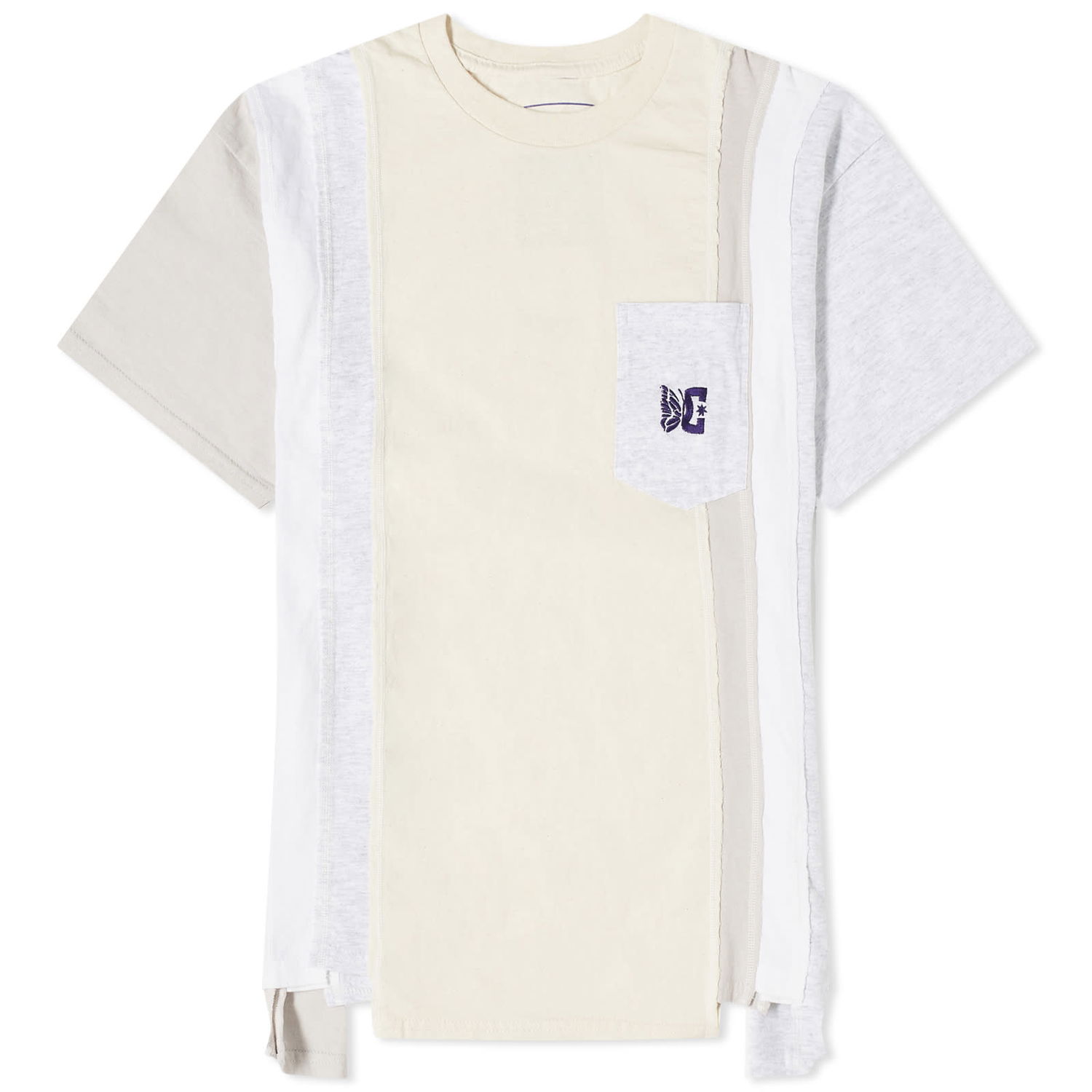 Tričko Needles 7 Cuts T-Shirt Biela | MR612-IVR, 0