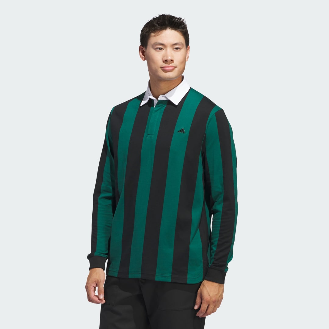 Go-To Long Sleeve Rugby Polo Shirt