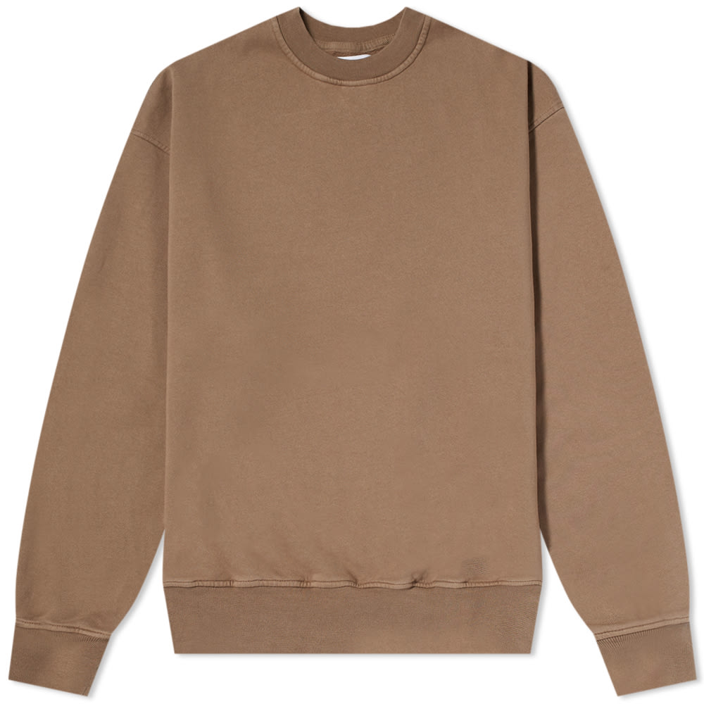 Mikina Colorful Standard Organic Oversized Crew Hnedá | CS1012-WTP, 0
