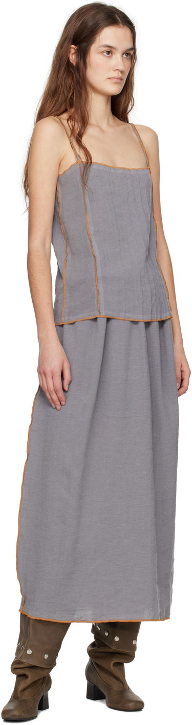 Tielko Baserange Baserange Shok Tank Top Šedá | TOSKS-LC-SP25, 3