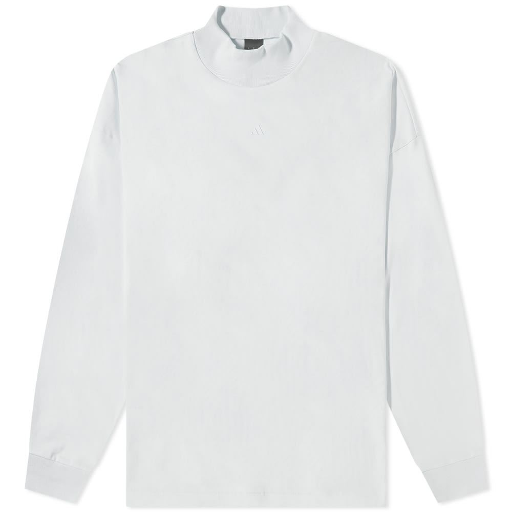 Tričko adidas Originals Basketball Long Sleeve Back Logo Tee Šedá | IA3423, 0
