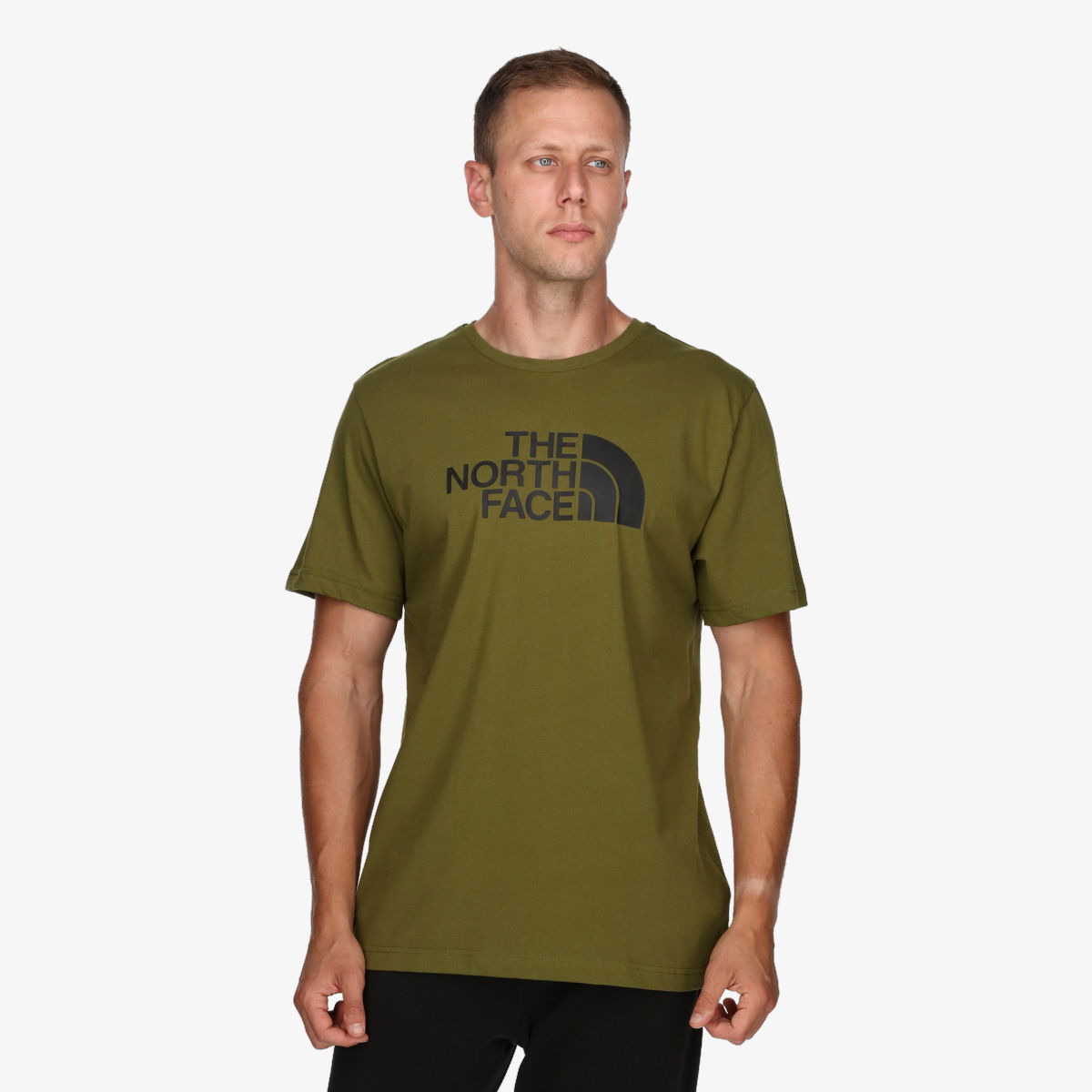 Tričko The North Face M S/S EASY TEE FOREST OLIVE Zelené | NF0A87N5PIB1, 0