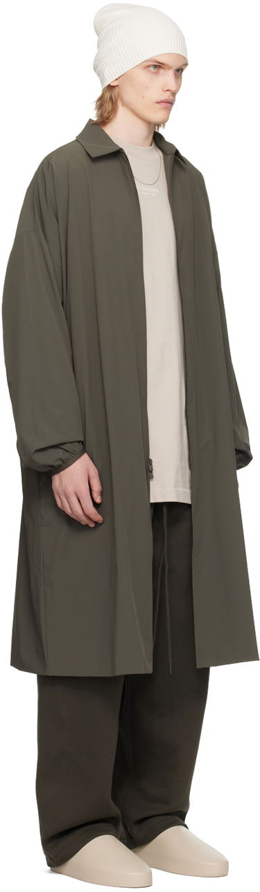 Pláštenka Fear of God Fear of God Essentials Long Sleeve Shirt Jacket Zelené | 202SP244600F, 1
