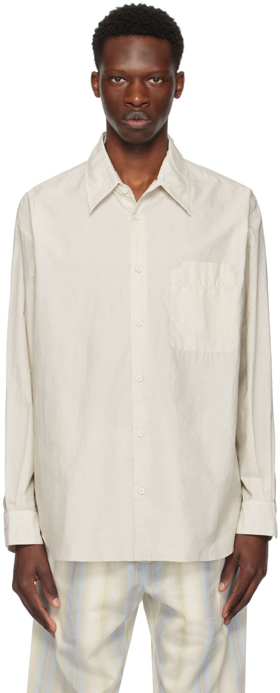 Košeľa LEMAIRE LEMAIRE Double Pocket Shirt Biela | SH1089 LF1209, 0