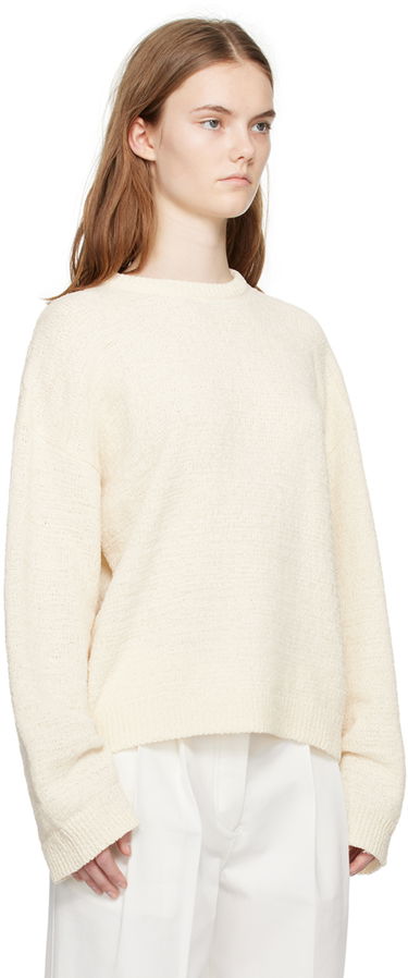 Sveter TOTEME Crewneck Relaxed-Fit Sweater Béžová | 242-WRT2286-YA0039, 1