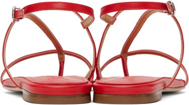 Doplnky Aeyde Aeyde Ella Leather Toe-Post Sandals Červená | A11-FS-BRNS08FL21-SS25-406-007, 1