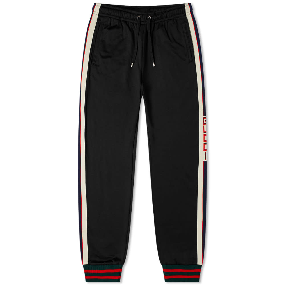 Tepláky Gucci Taped Logo Track Pant Čierna | 474635-X5T39-1008, 0
