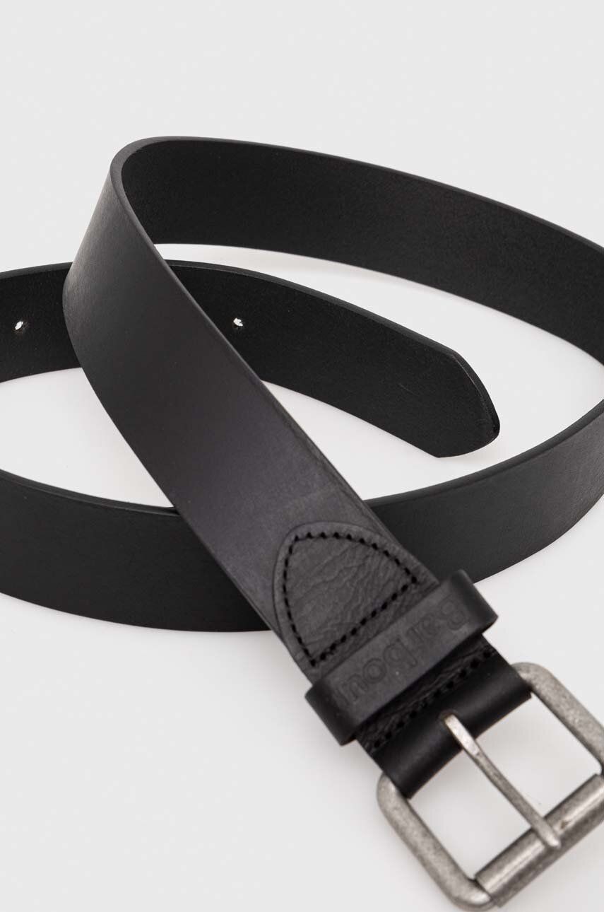 Opasok Barbour Leather Belt Čierna | MAC0111, 1
