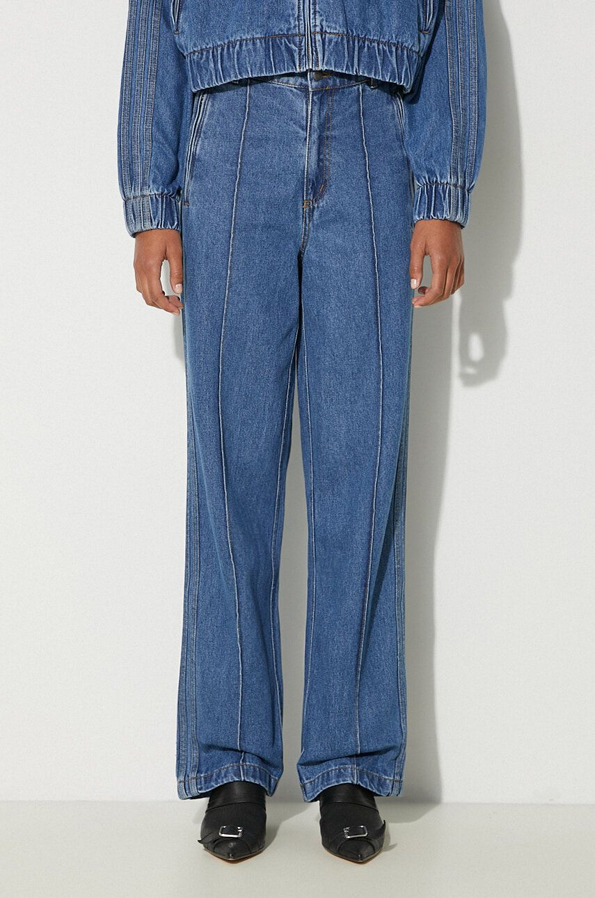 Džínsy adidas Originals High Waist Jeans Modrá | IW5758, 0