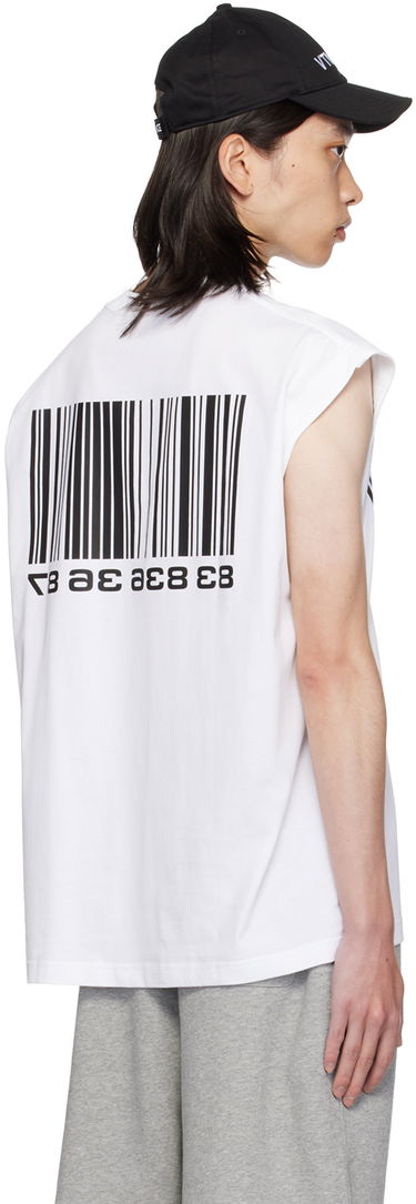 Tielko VETEMENTS VTMNTS Graphic T-Shirt Biela | VL22ST200W, 2