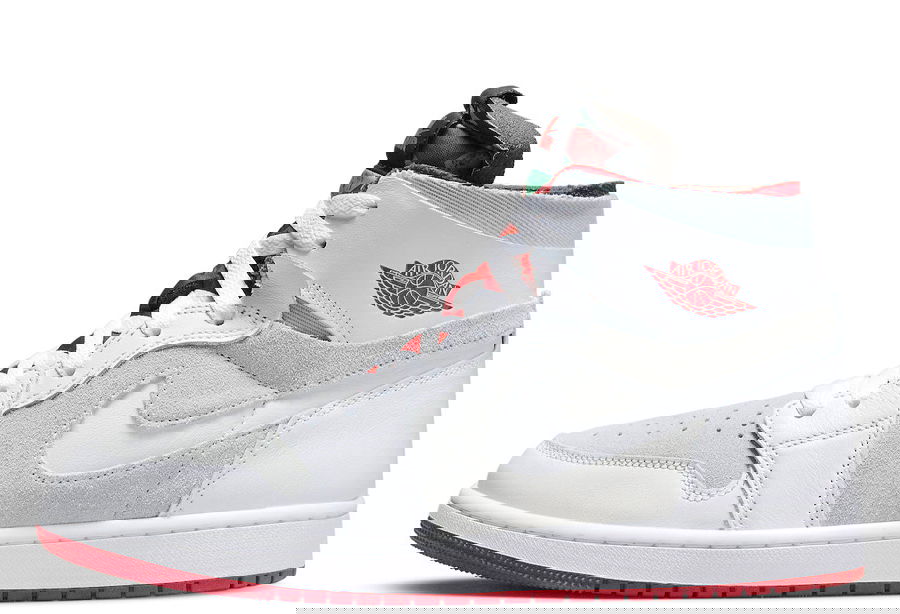 Tenisky a topánky Jordan Air Jordan 1 Zoom Air CMFT "Light Silver and True Red" Šedá | CT0978-100, 1