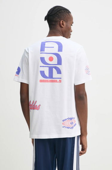 Tričko adidas Originals Graphic Print T-Shirt Biela | JD0663, 2