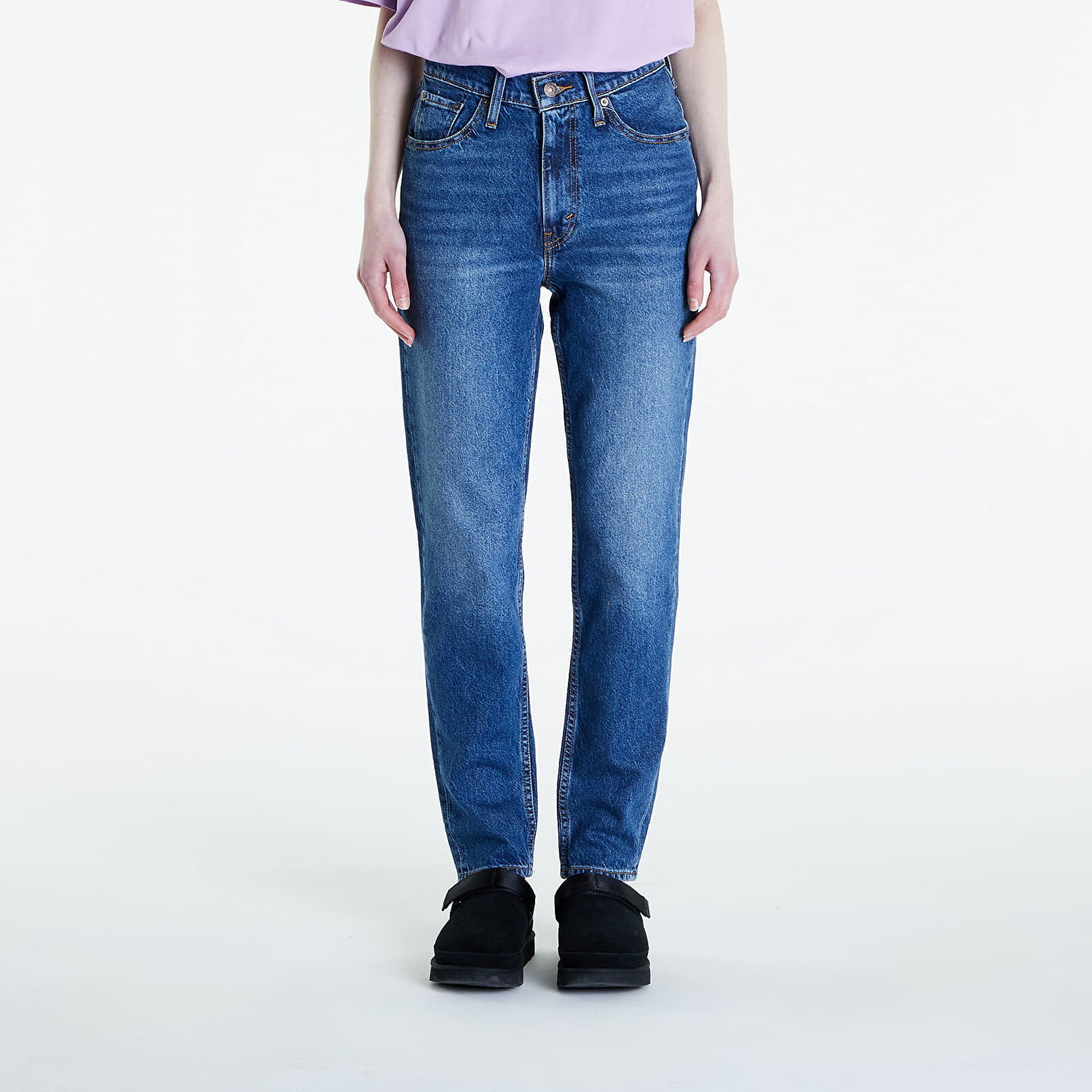 Nohavice a džínsy Levi's jeans ® 80's Mom Jeans Blue Modrá | A3506-0015, 0