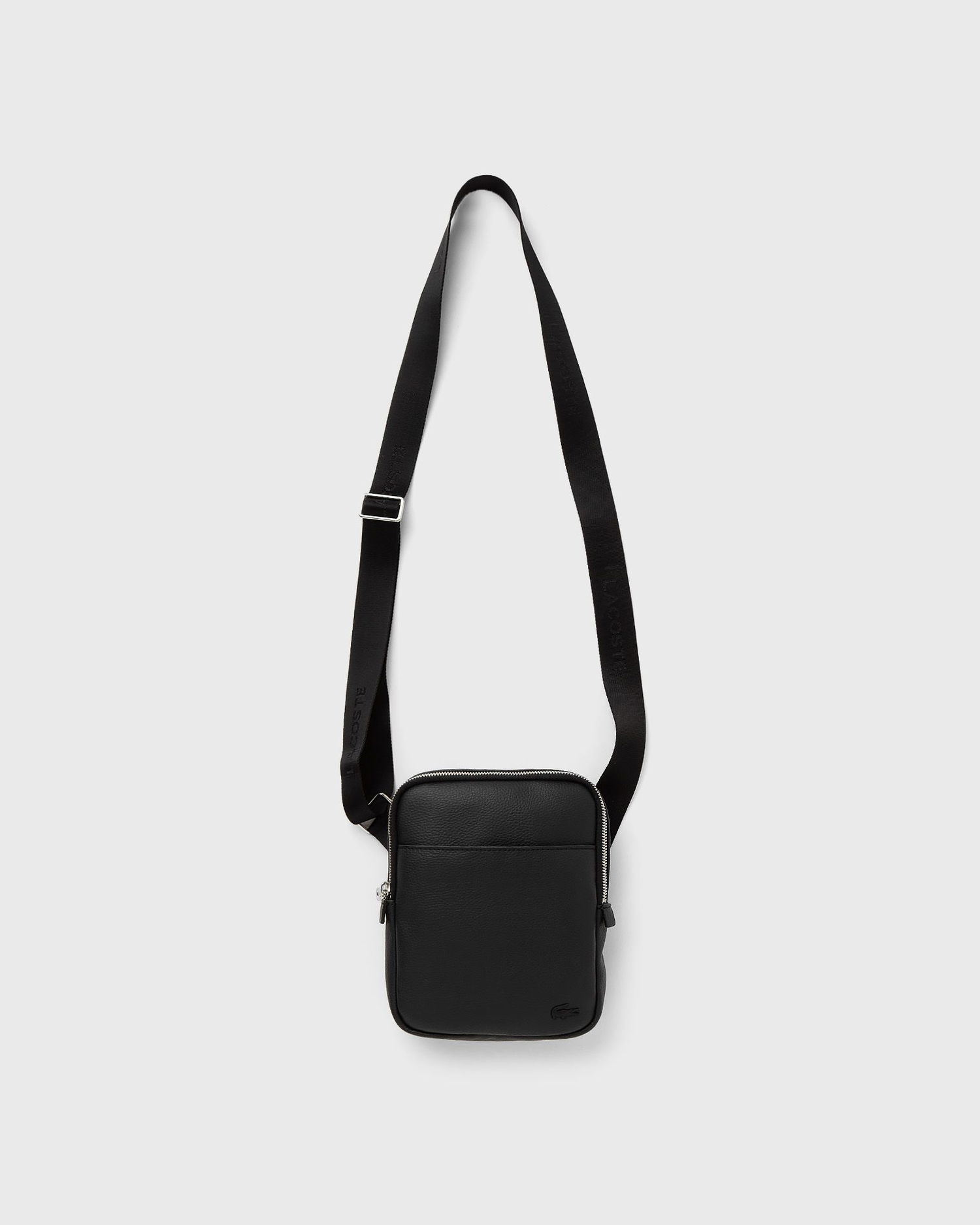 Taška cez rameno Lacoste S FLAT CROSSOVER BAG Čierna | NH2839GL-000, 0