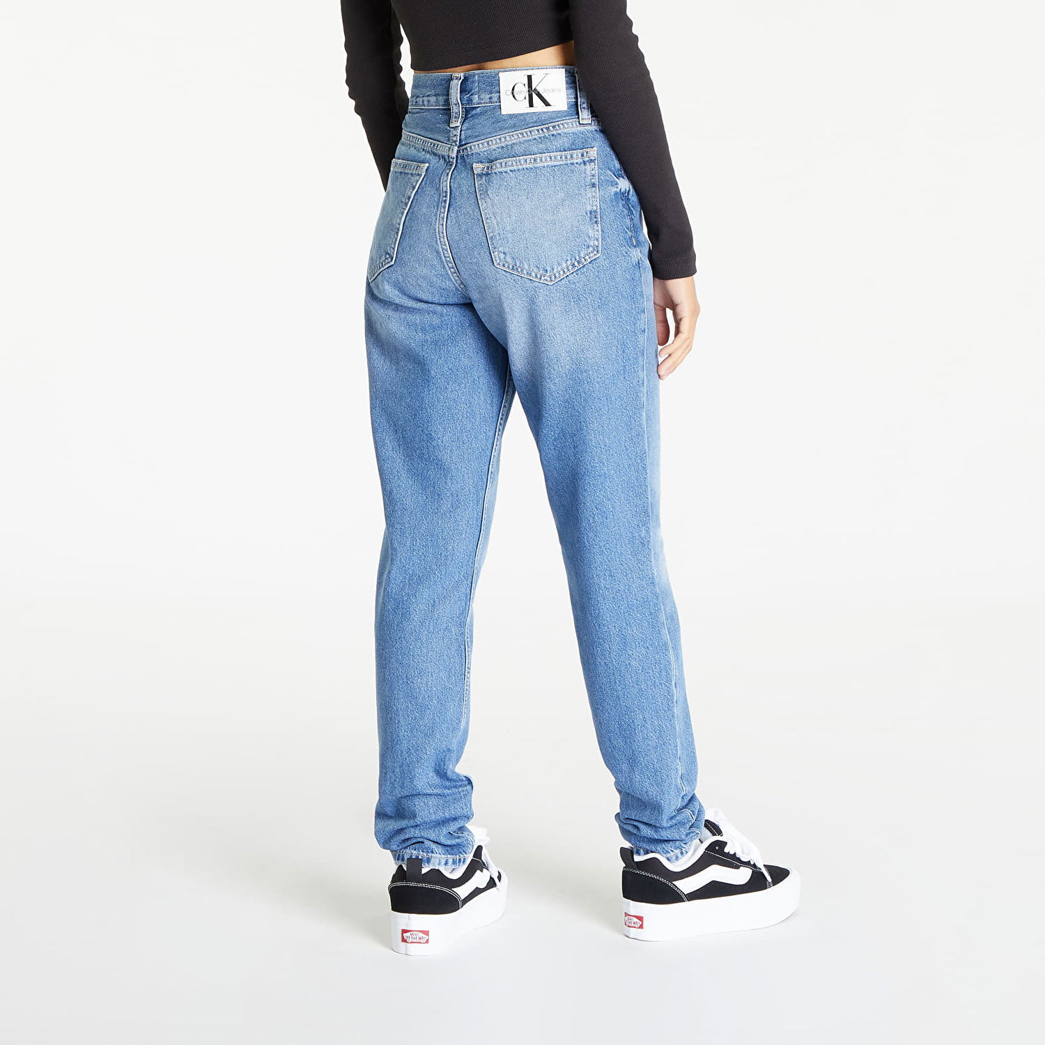 Džínsy CALVIN KLEIN Mom Jean Modrá | J20J221843 1A4, 1