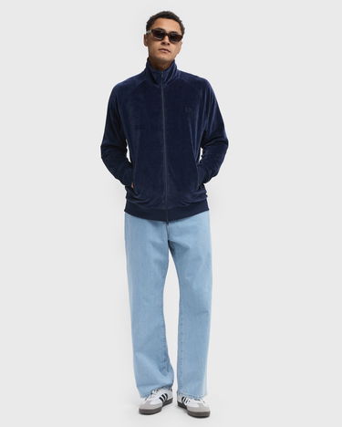Mikina Fred Perry Velour Track Jacket Navy | J8555-395, 3