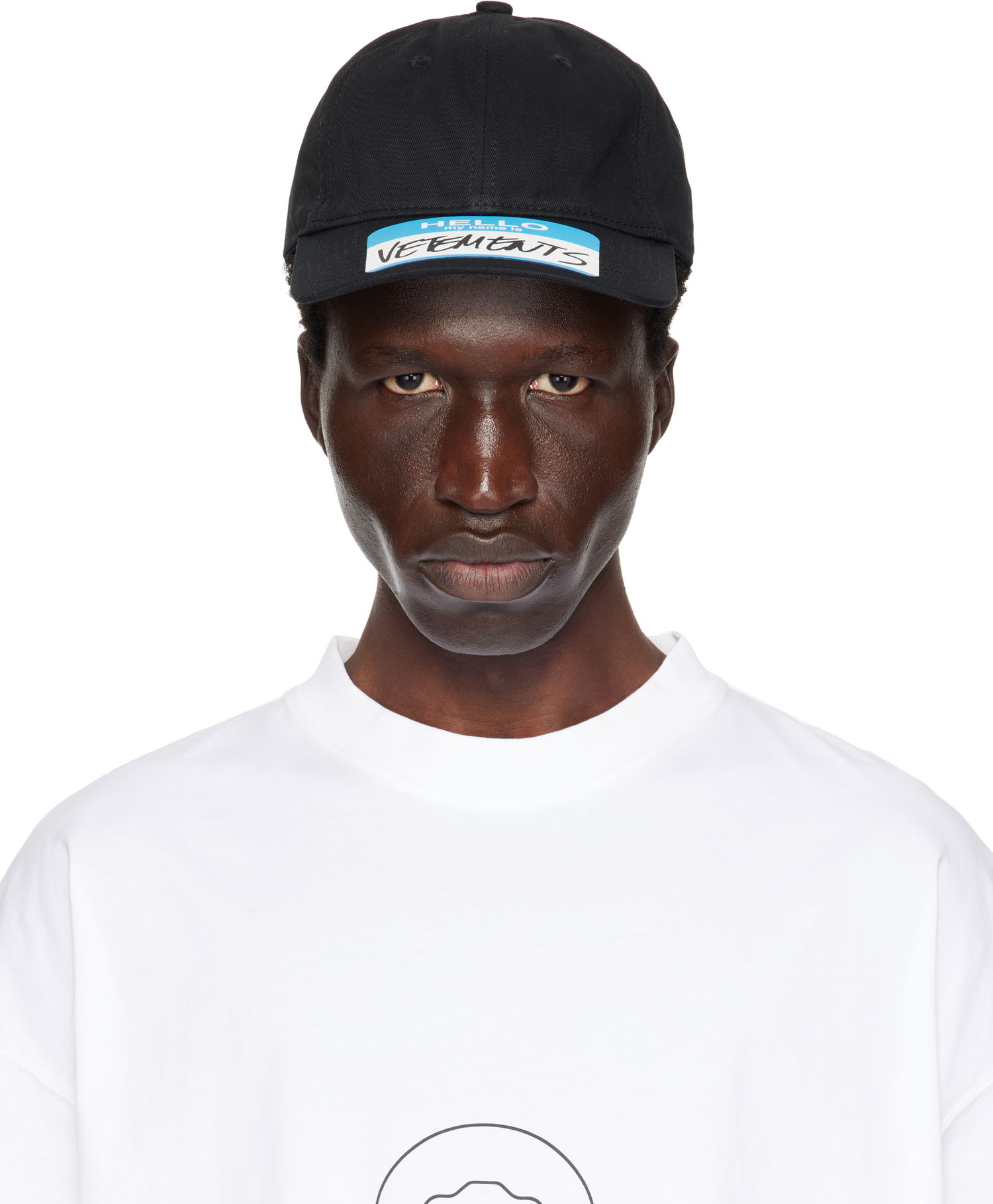 Šiltovka VETEMENTS My Name Sticker Black Cap Čierna | UA66CA110B, 0
