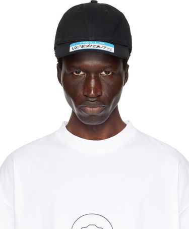 Šiltovka VETEMENTS My Name Sticker Black Cap Čierna | UA66CA110B, 0