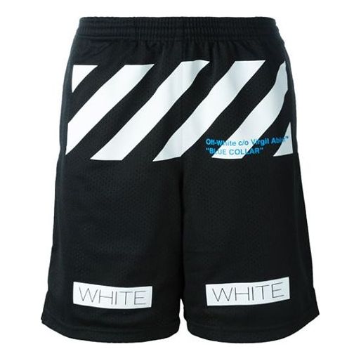 Šortky Off-White VIRGIL ABLOH Mesh Shorts Čierna | OMCB006S160170031034