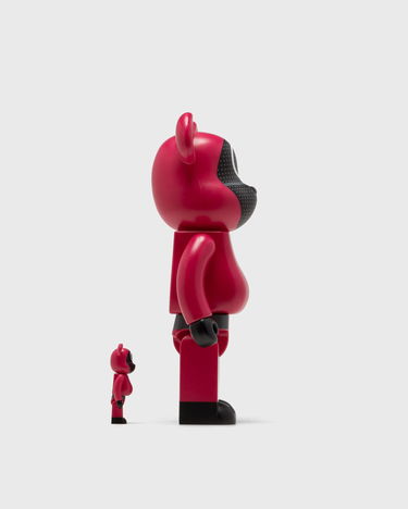 Zberateľské Medicom Toy SQUID GAME SOLDIER 2-PACK 100% and 400% BE@RBRICK set Červená | MED1106, 2