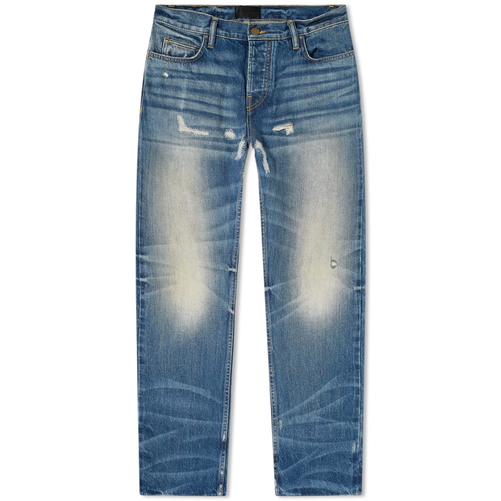 Džínsy Fear of God 7th Collection Denim Jean 3 Year Vintage Wash Modrá | FG40-015HWD-431, 0