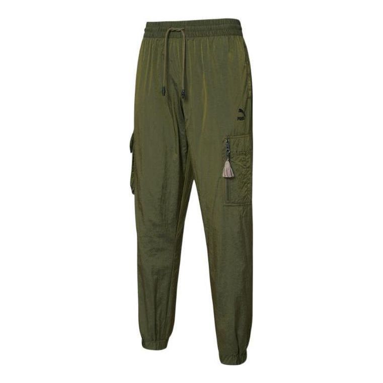 Cargo nohavice Puma Paisley Cargo Pants Zelené | 534975-94, 0