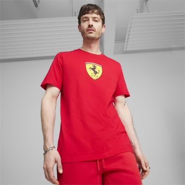 Tričko Puma Ferrari Race Big Shield T Coloured S Červená | 623805-02, 2